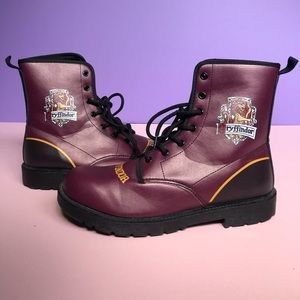 Harry Potter Gryffindor Combat Boots